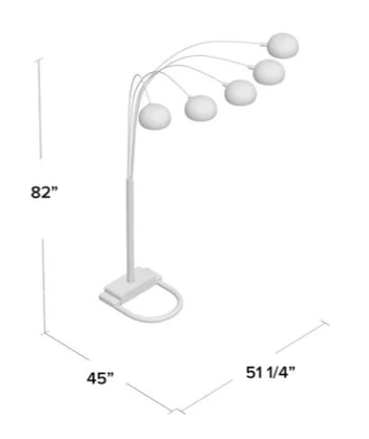 Pewter Shade Floor Lamp - Image 2