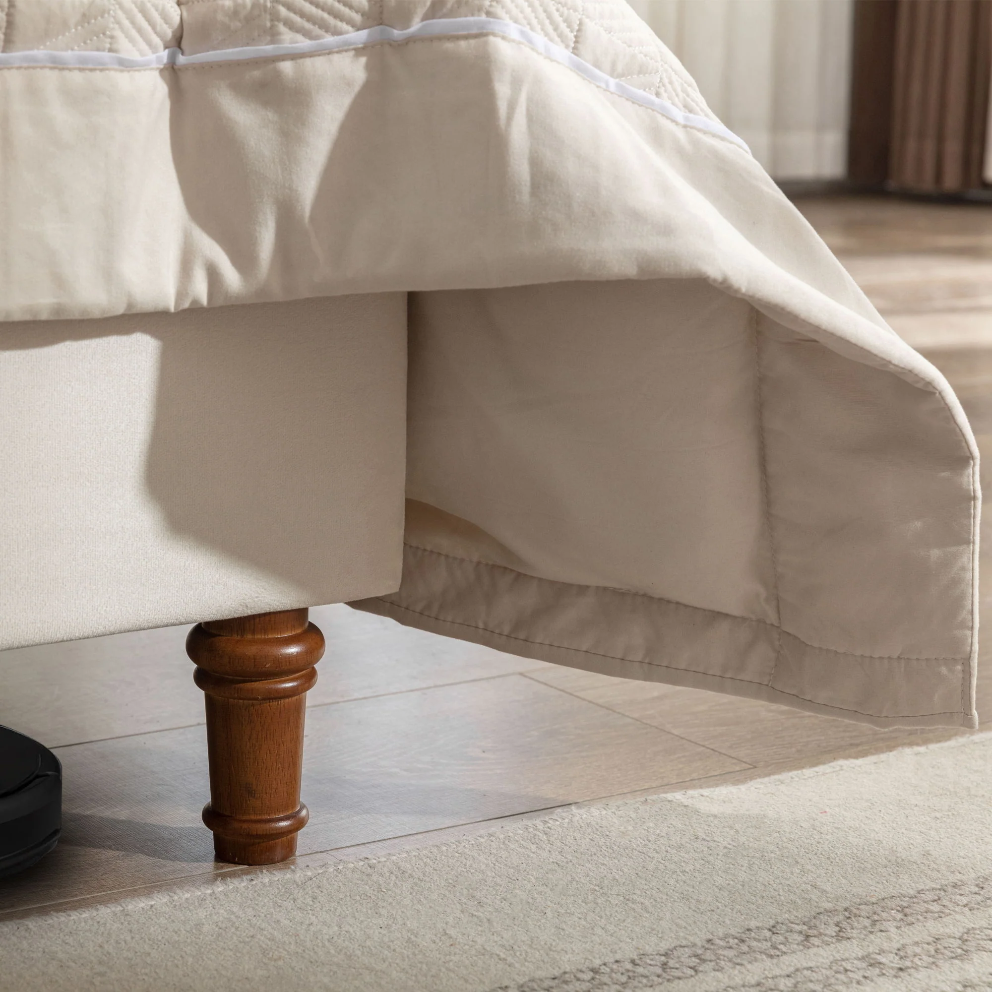 Peyton - Upholstered Bed With 54" High Headboard, Traditional Hand Buttoned Tufting - Image 19