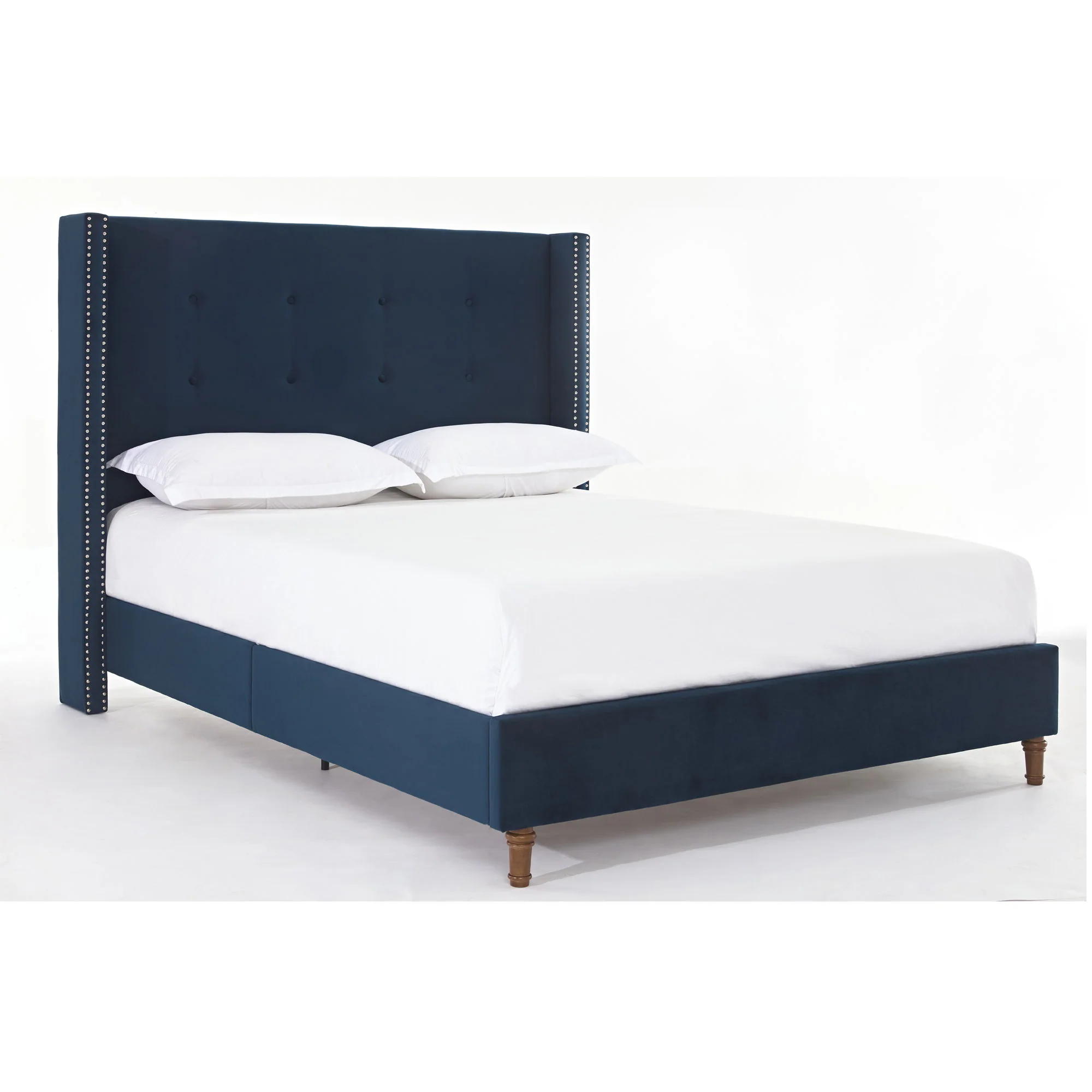 Peyton - Upholstered Bed With 54" High Headboard, Traditional Hand Buttoned Tufting - Image 23