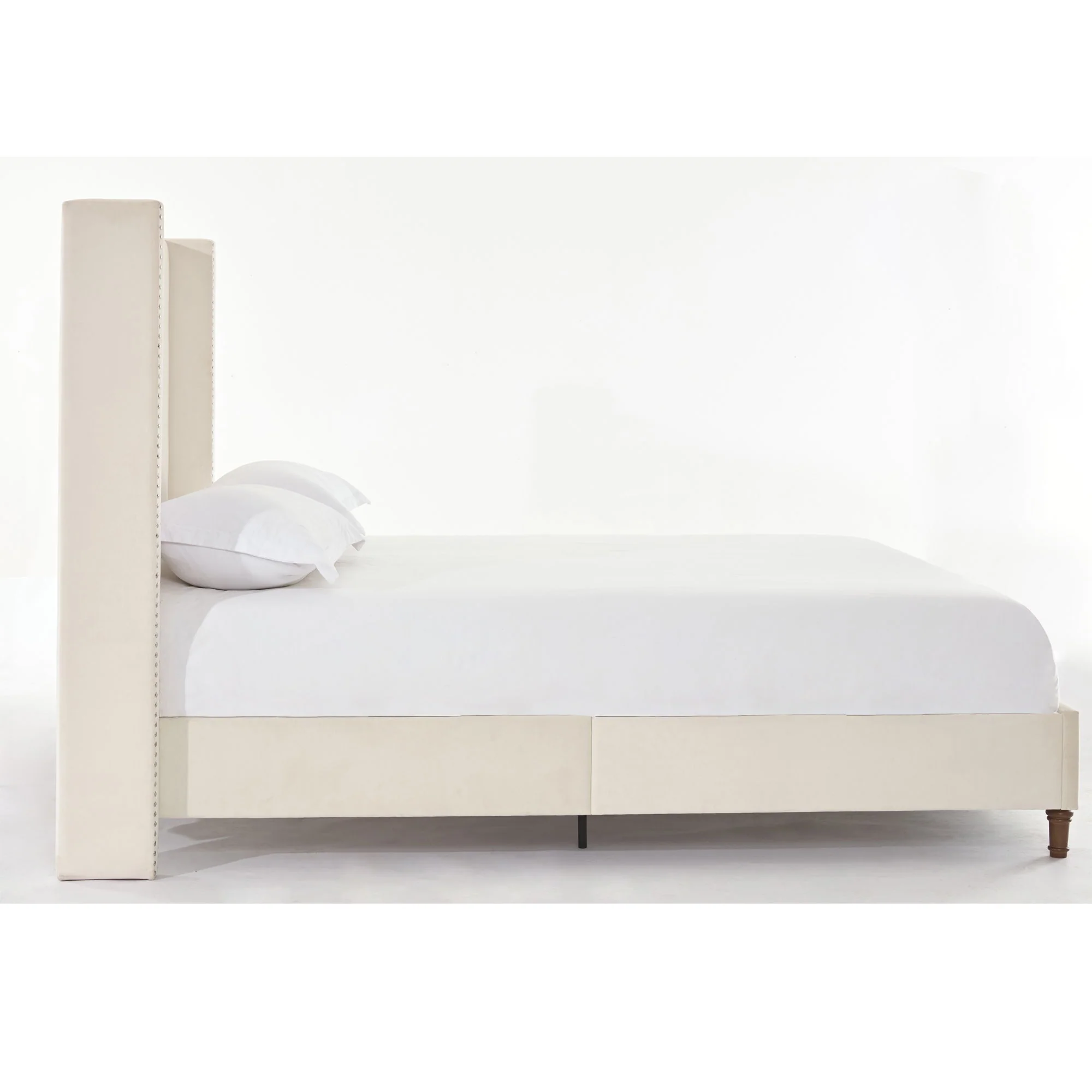 Peyton - Upholstered Bed With 54" High Headboard, Traditional Hand Buttoned Tufting - Image 29
