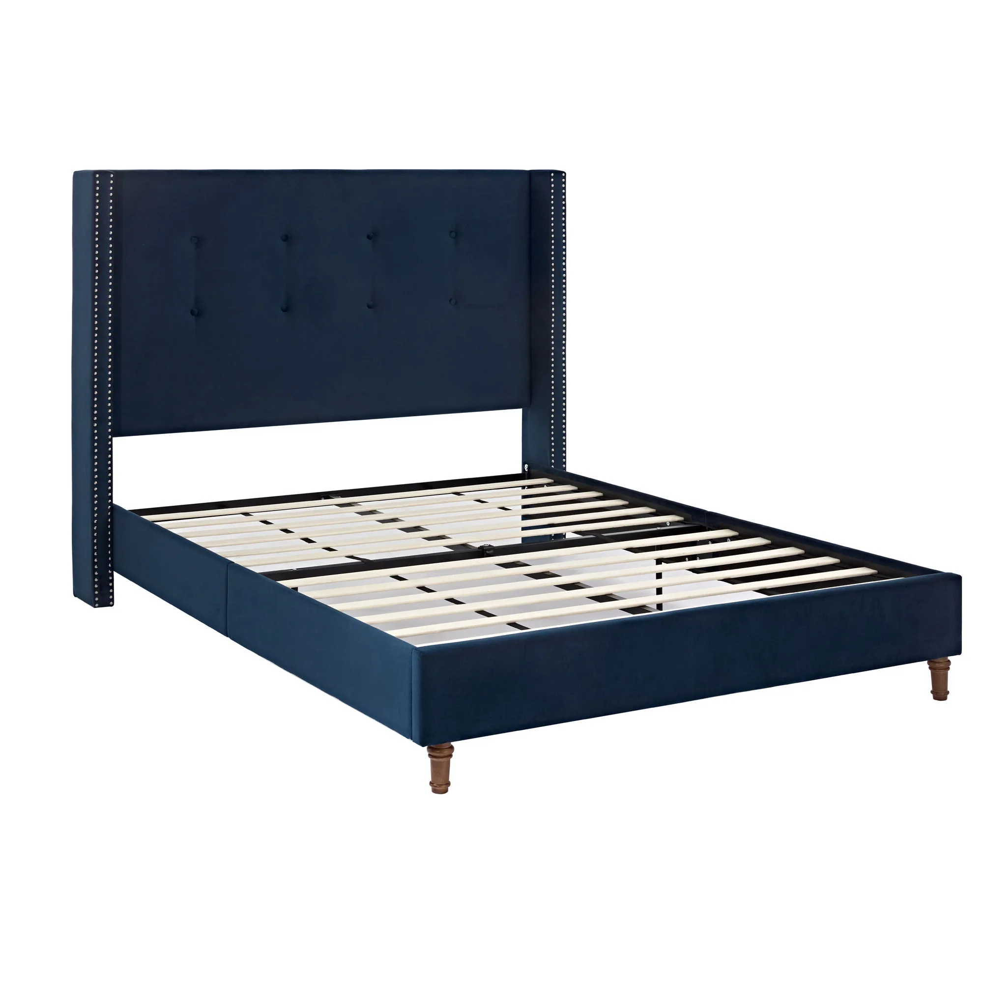Peyton - Upholstered Bed With 54" High Headboard, Traditional Hand Buttoned Tufting - Image 40