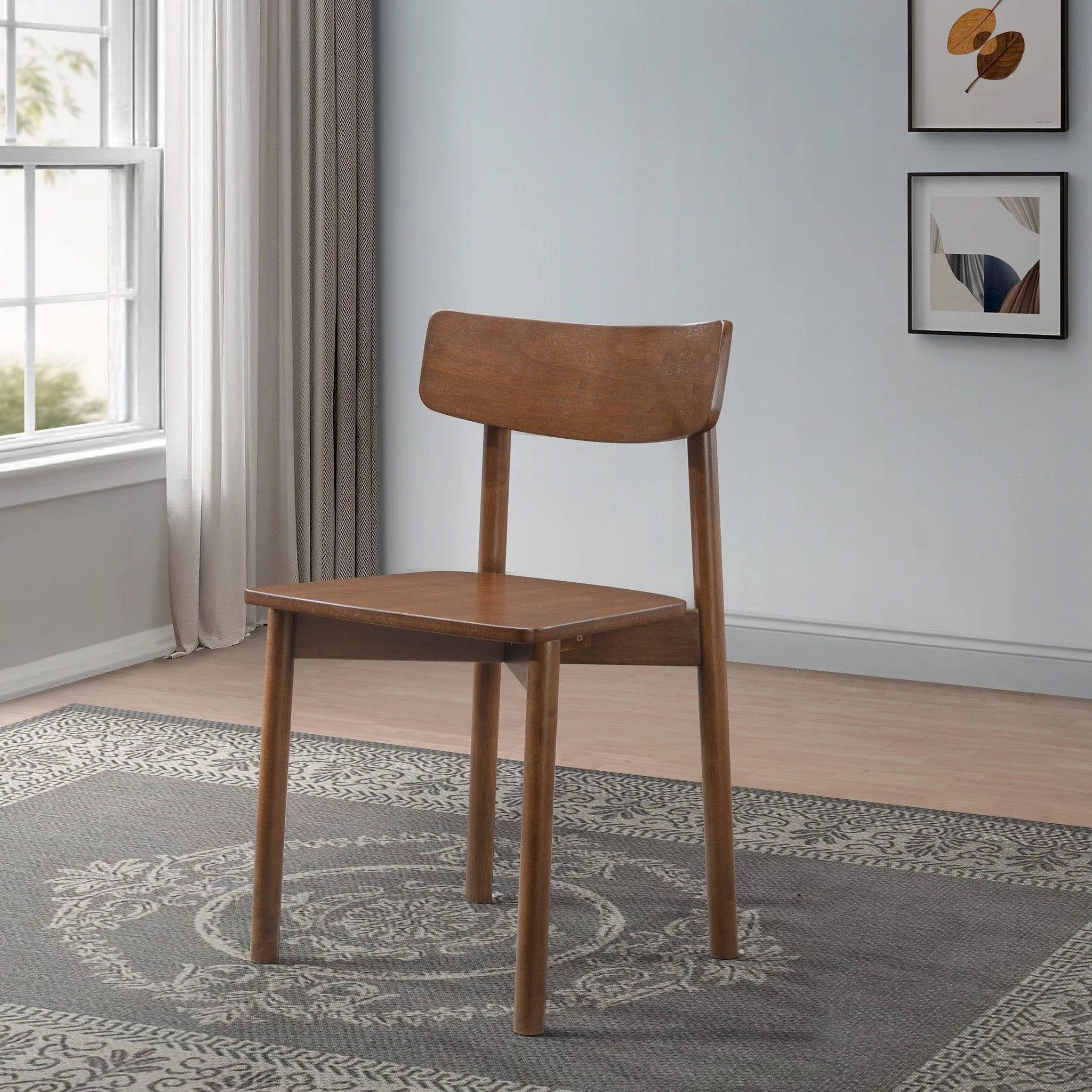 Dining Chair (Set of 2) - Rich Walnut - Image 6