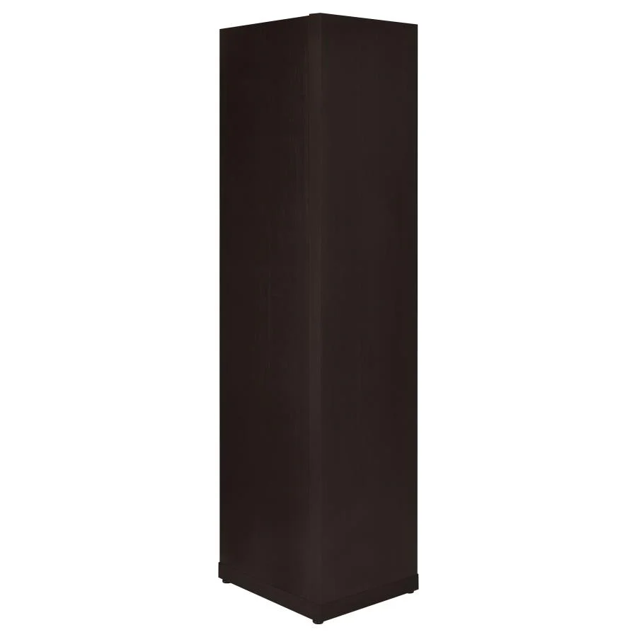 Alder - 6-Shelf Corner Bookcase - Cappuccino - Image 5