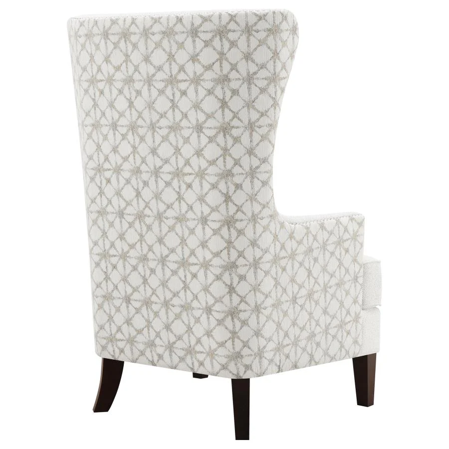 Pippin - Upholstered High Wingback Accent Chair - Latte - Image 8