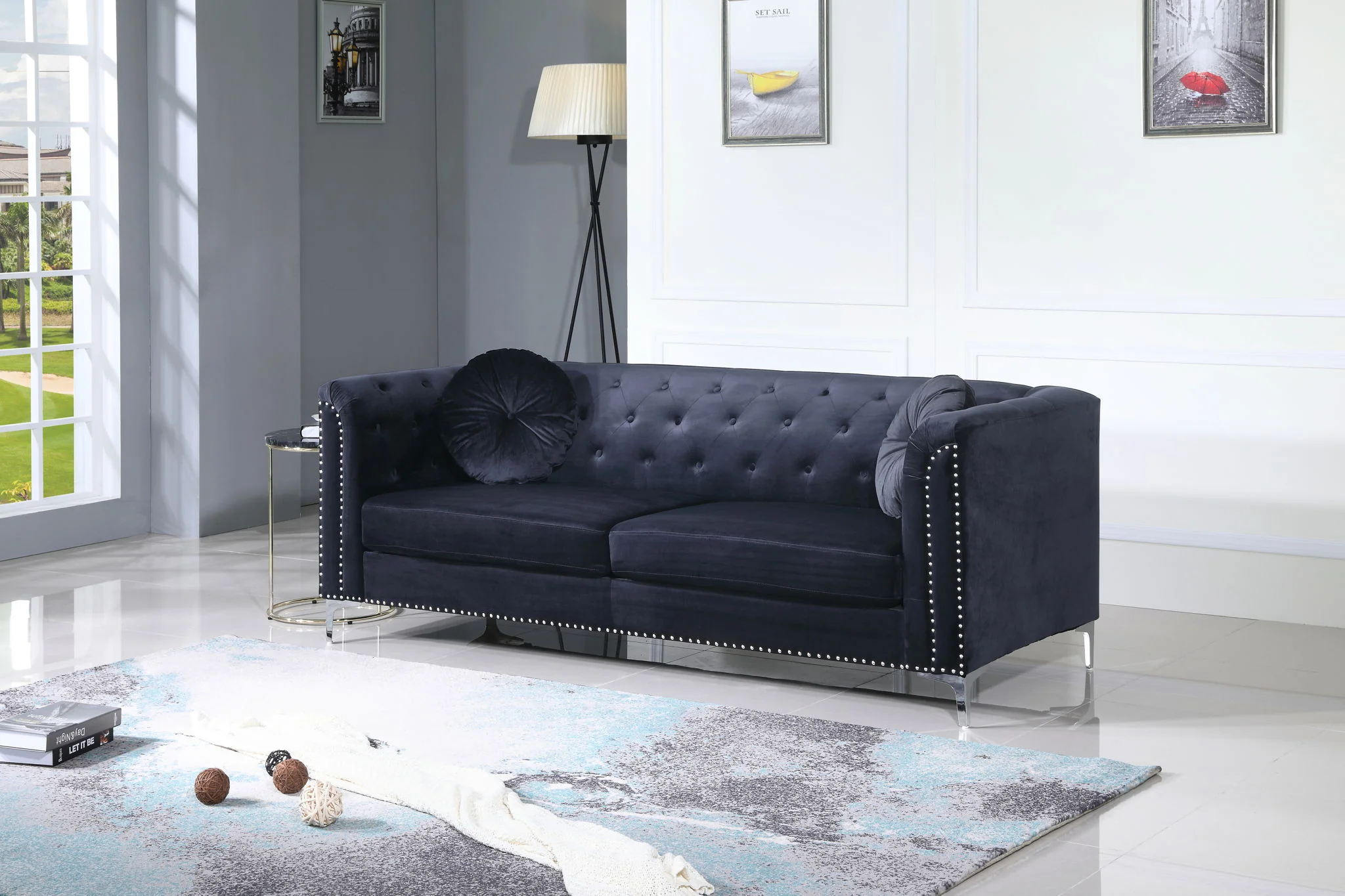 Pompano - Elegant Contemporary Sofa - Image 3