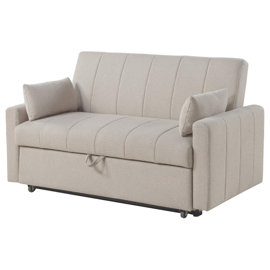 Portland - Boucle Upholstered Sleeper Sofa Bed - Image 15