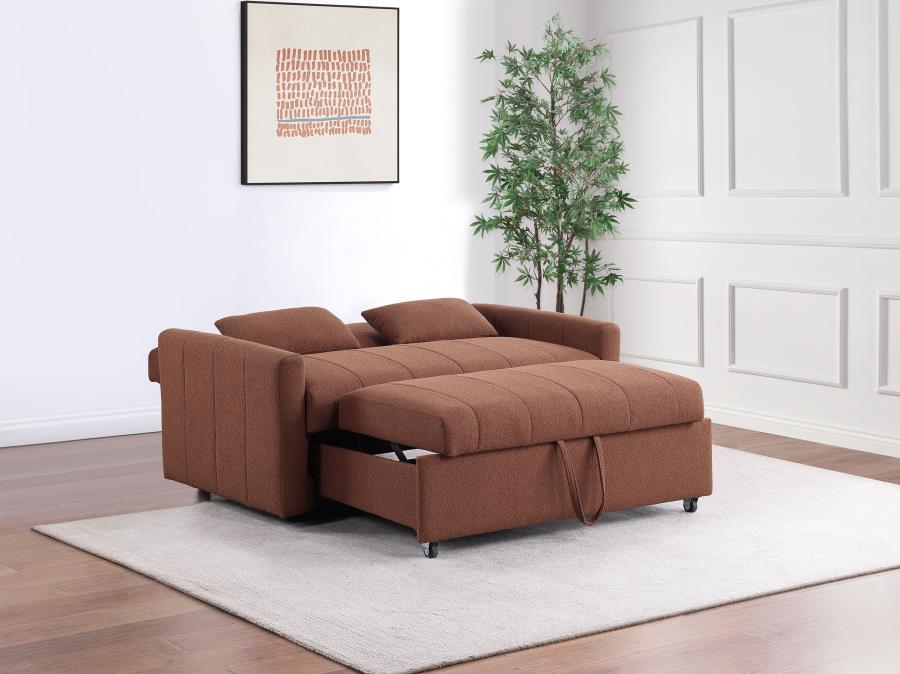 Portland - Boucle Upholstered Sleeper Sofa Bed - Image 8