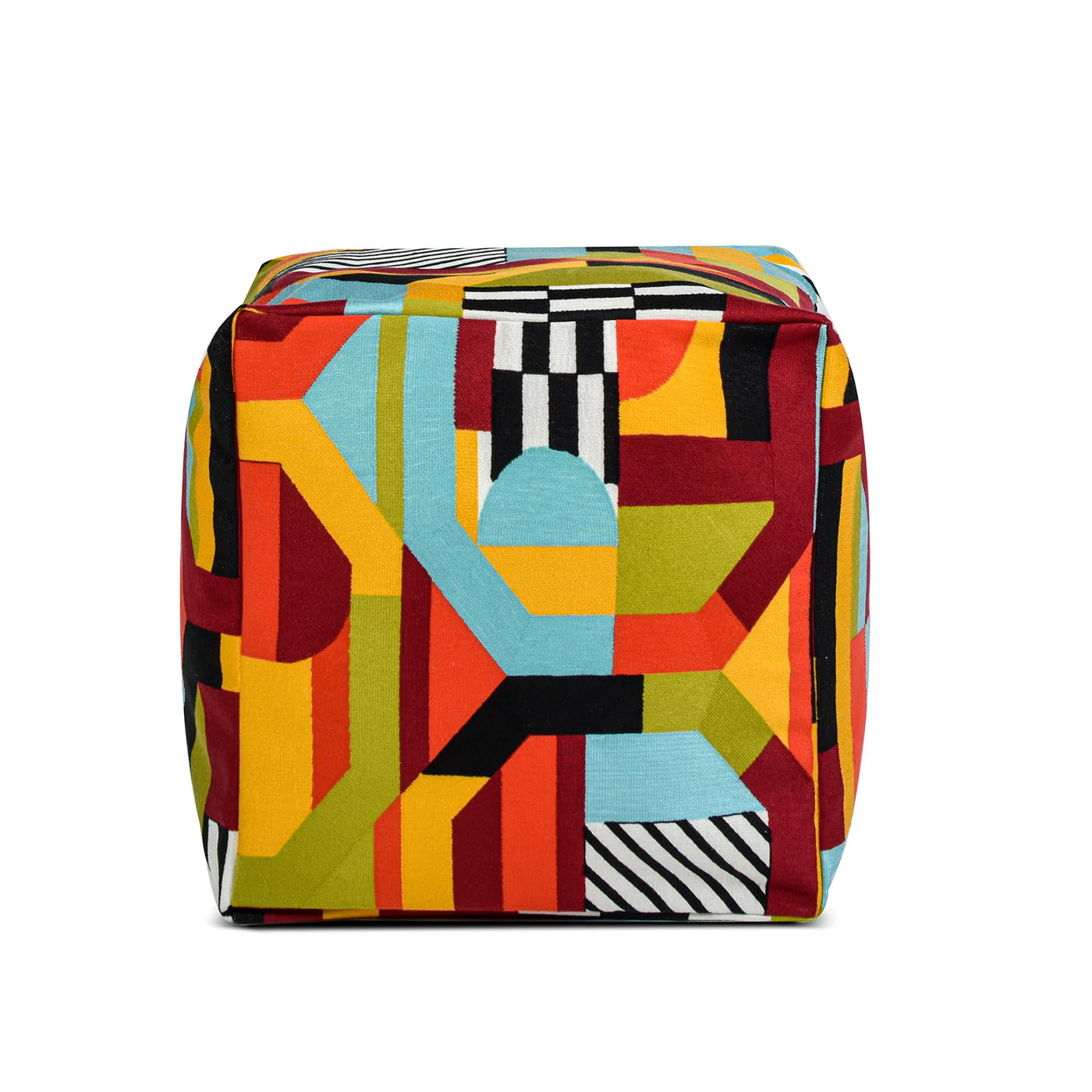 Pouf Luxury Oversized Bean Bag Cube Ottoman - Image 2