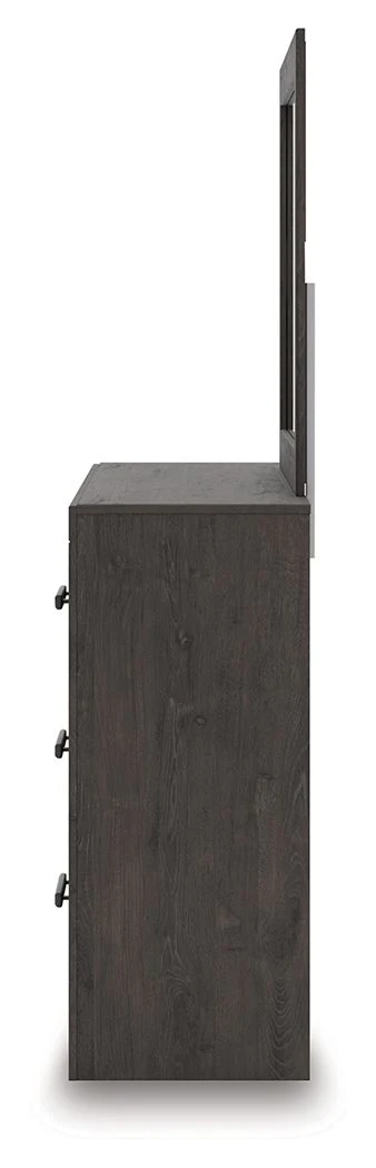 Prendonea - Dresser and Mirror - Charcoal - Image 9