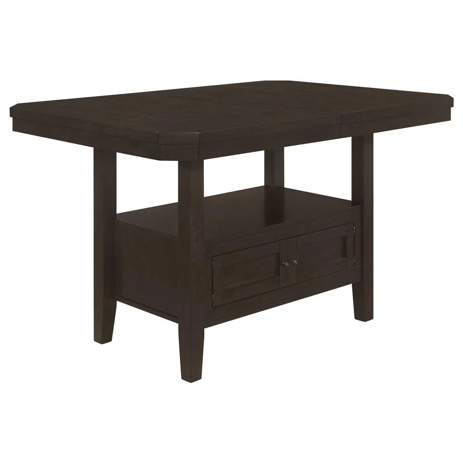 Prentiss 78-inch Extension Counter Dining Table Cappuccino - Image 3
