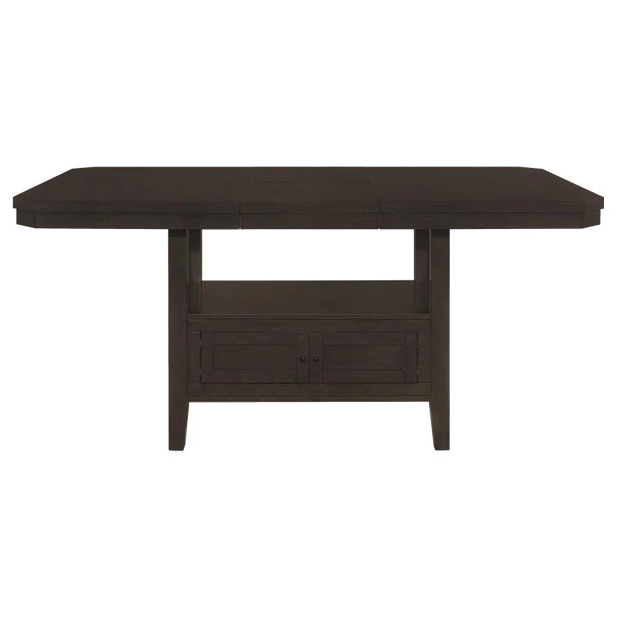 Prentiss 78-inch Extension Counter Dining Table Cappuccino - Image 4