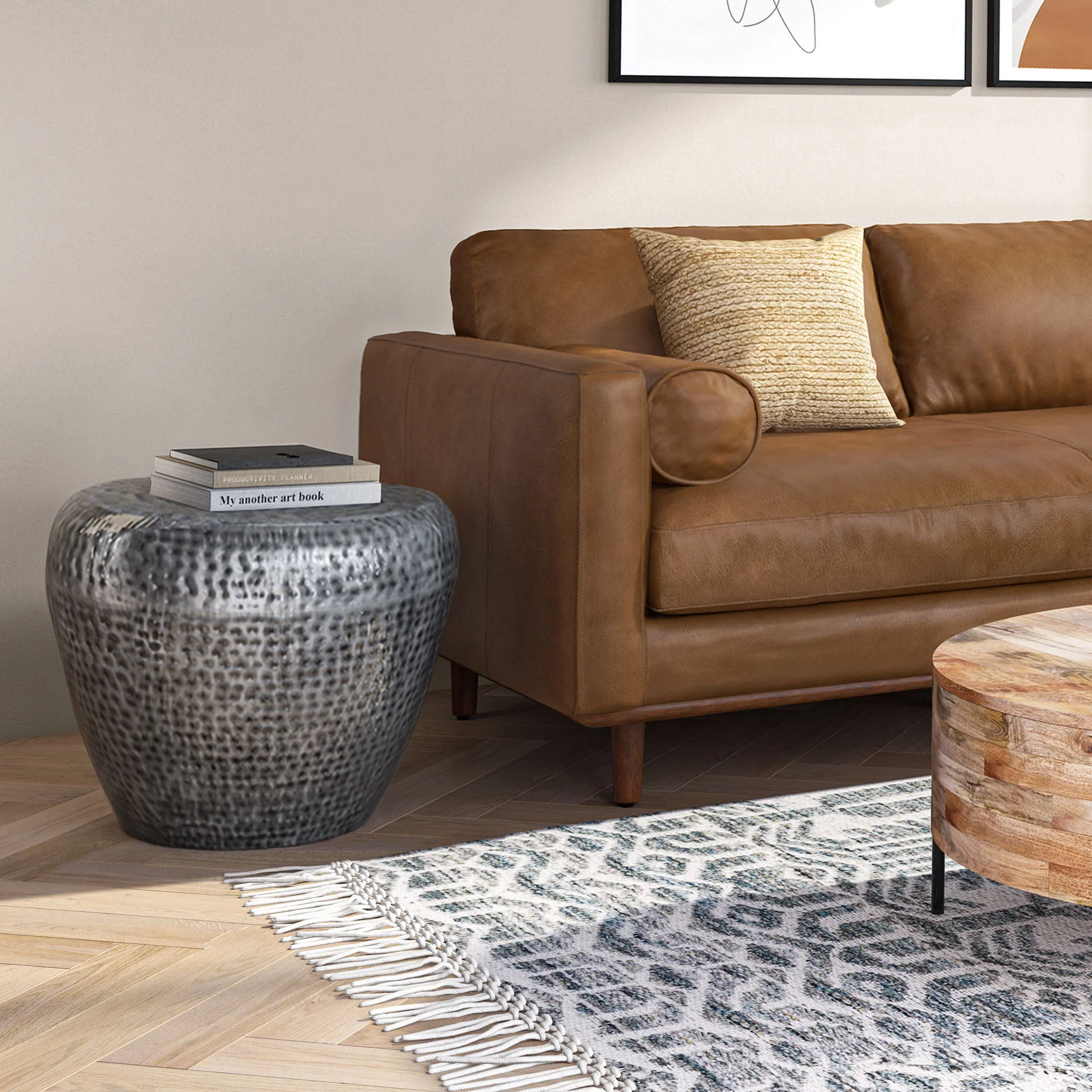 Preston - Handcrafted Metal Side Table - Image 13