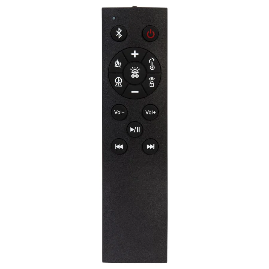 Preston - Upholstered Audio Flame Visualizer Bed - Image 29