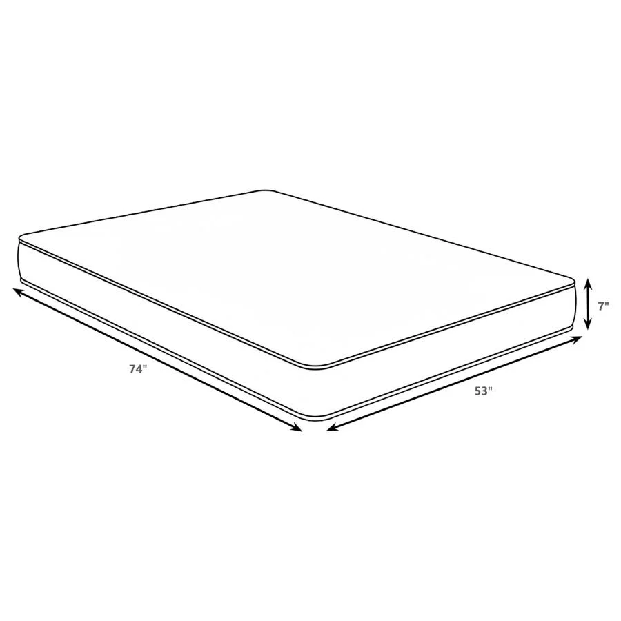 Quimby - 7" Innerspring Quilted Foam Mattress - Image 3