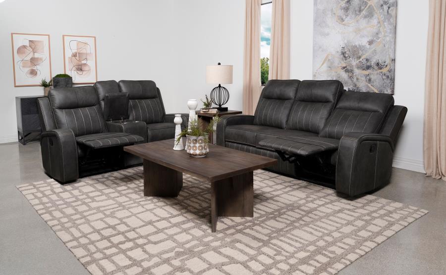 Raelynn - Upholstered Reclining Sofa Set - Image 4