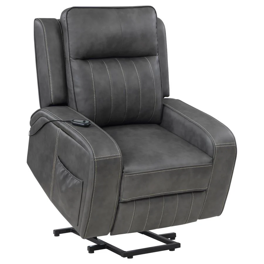 Raelynn - Upholstered Track Arm Recliner - Image 11