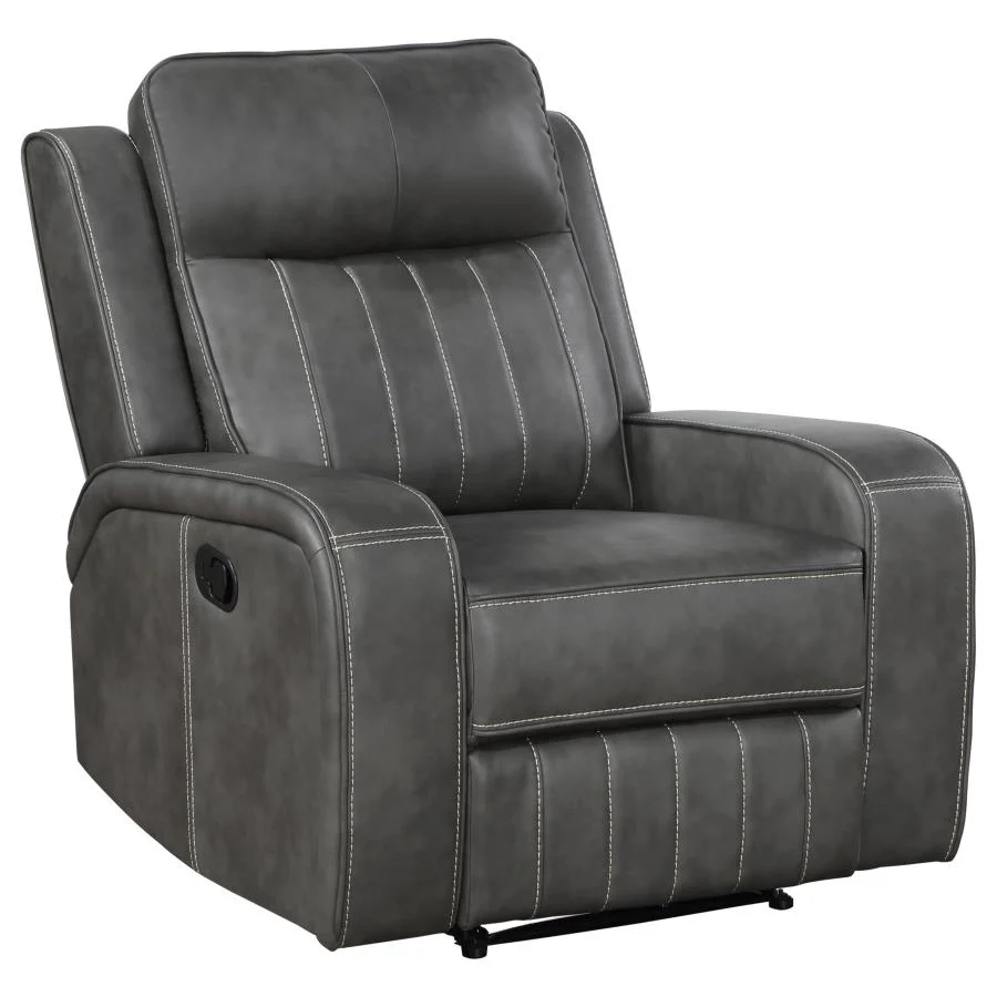 Raelynn - Upholstered Track Arm Recliner - Image 2