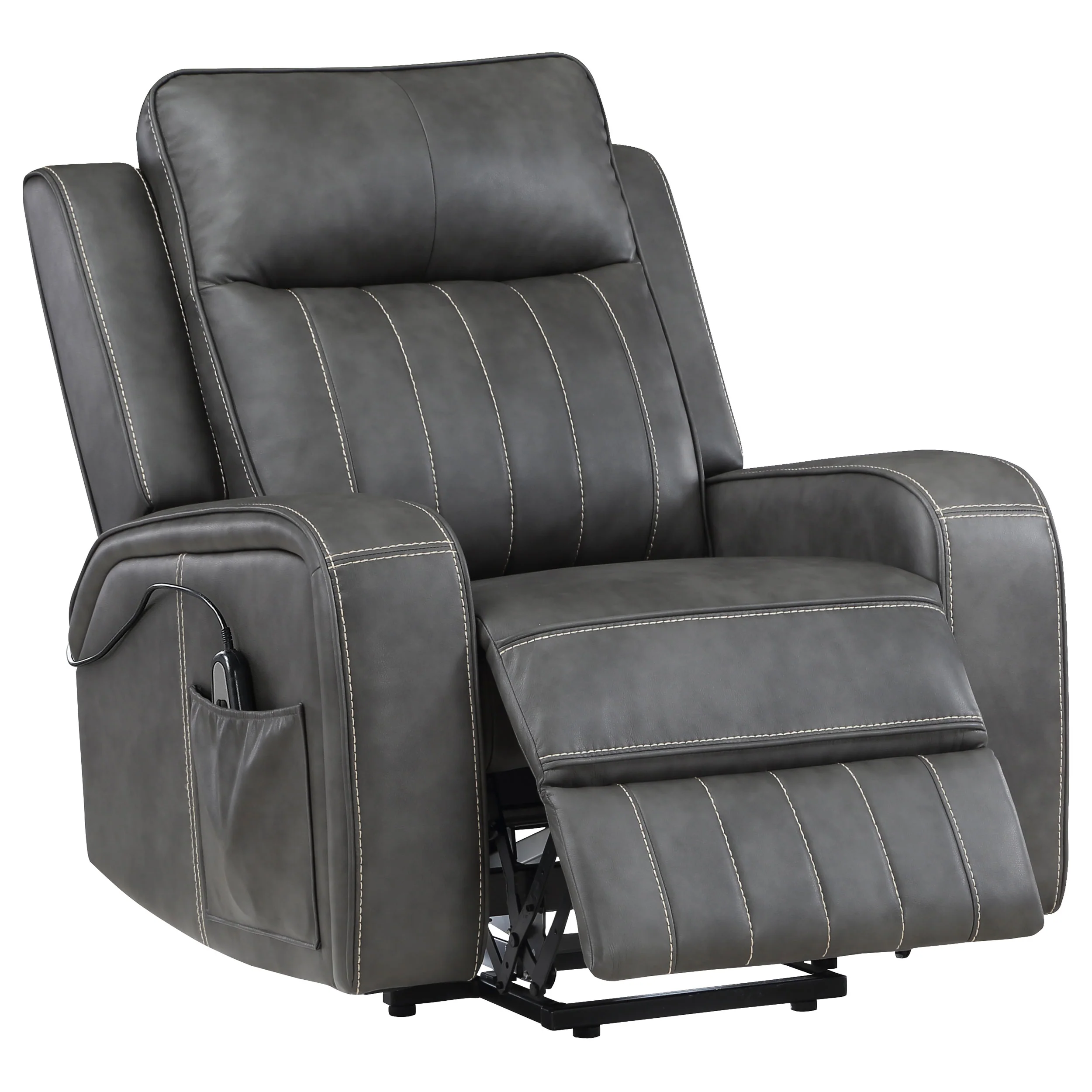 Raelynn - Upholstered Track Arm Recliner - Image 24