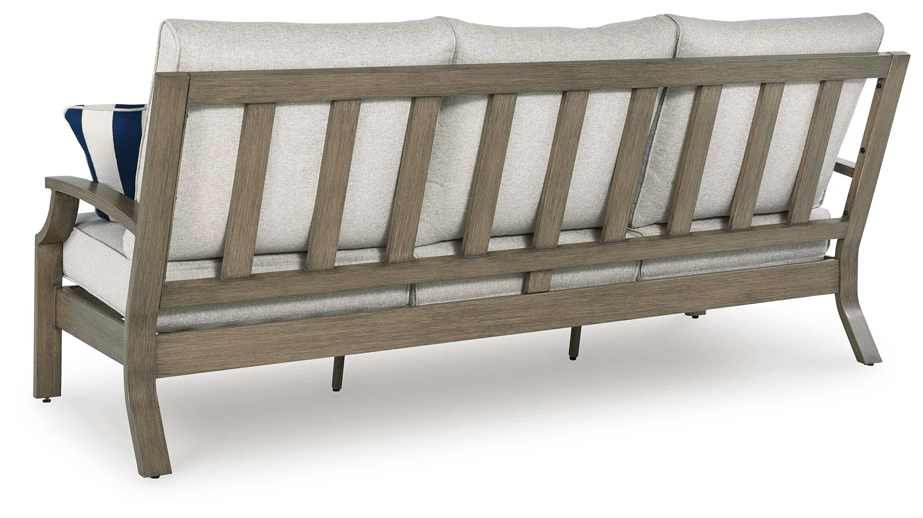 Rainier Ranch - Sofa With Cushion - Brown / Beige - Image 6