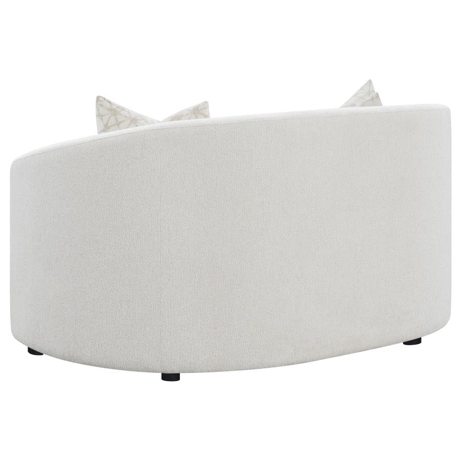 Rainn - Boucle Upholstered Sloped Arm Sofa Set - Image 17