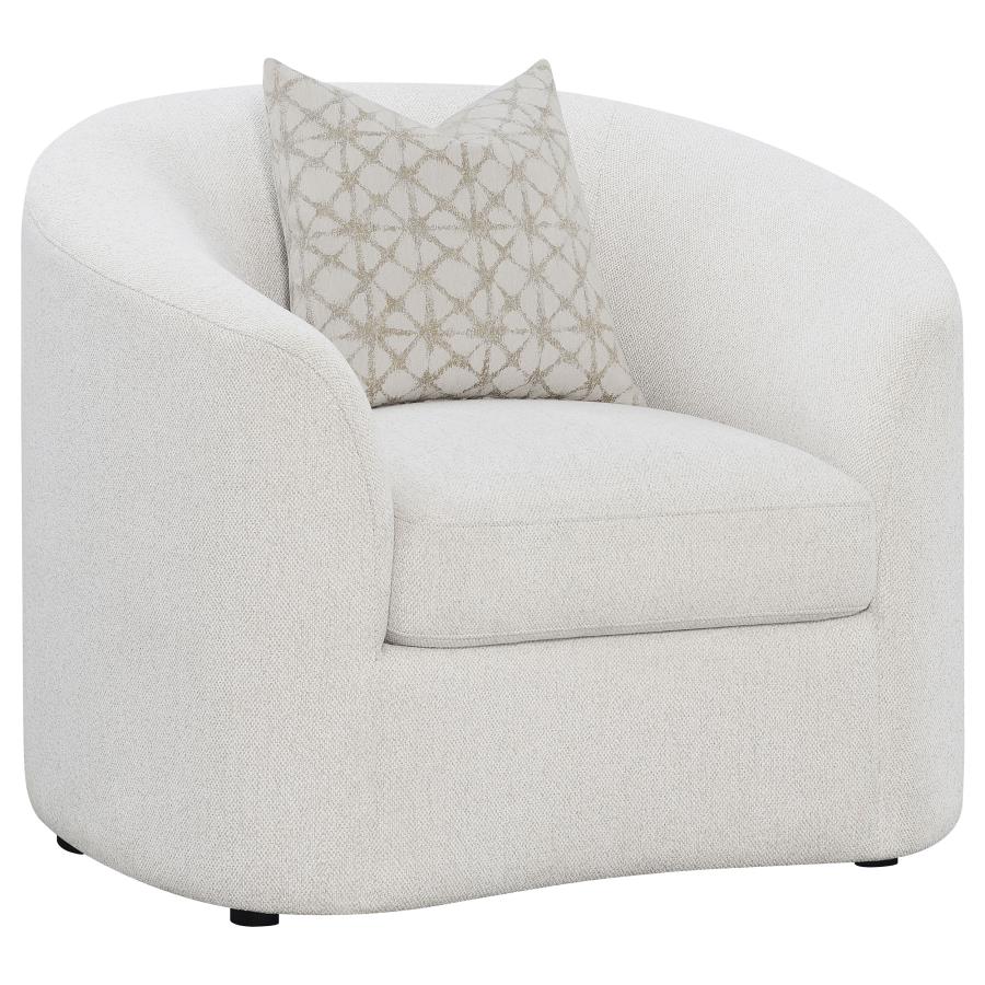 Rainn - Boucle Upholstered Sloped Arm Sofa Set - Image 18