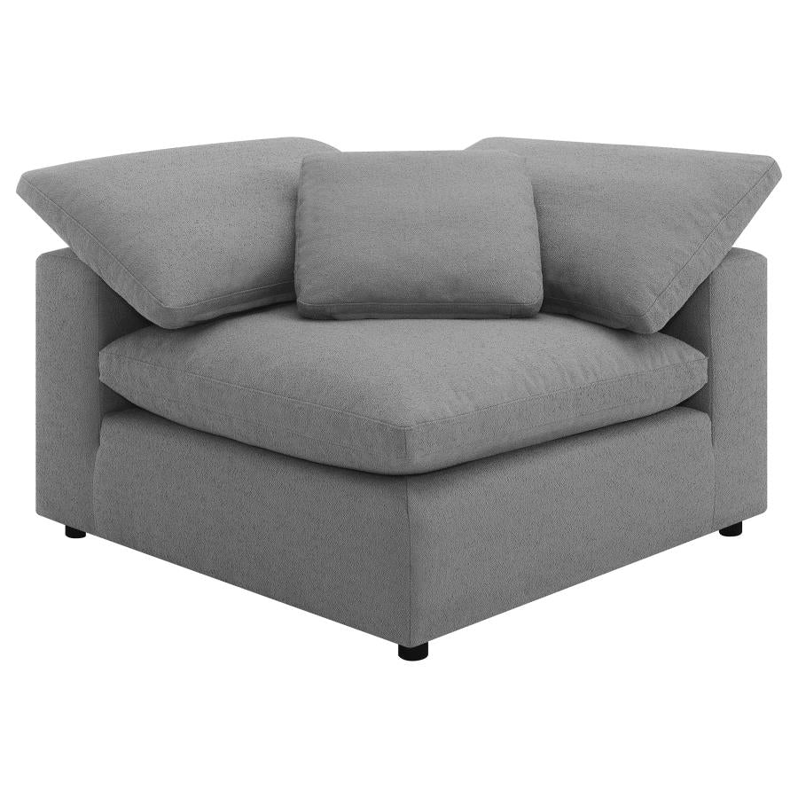 Raleigh Boucle Upholstered Corner Chair - Image 20