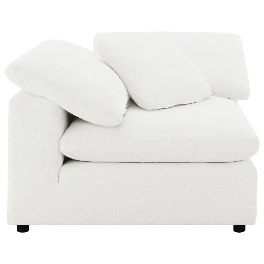 Raleigh Boucle Upholstered Corner Chair - Image 5