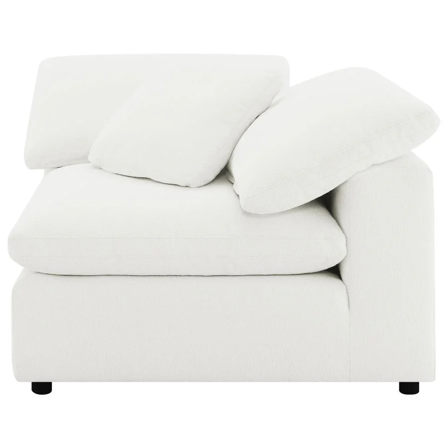 Raleigh Boucle Upholstered Corner Chair - Image 7