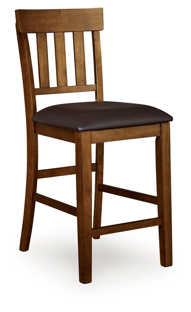 Ralene - Upholstered Barstool (Set of 2) - Medium Brown - Image 3