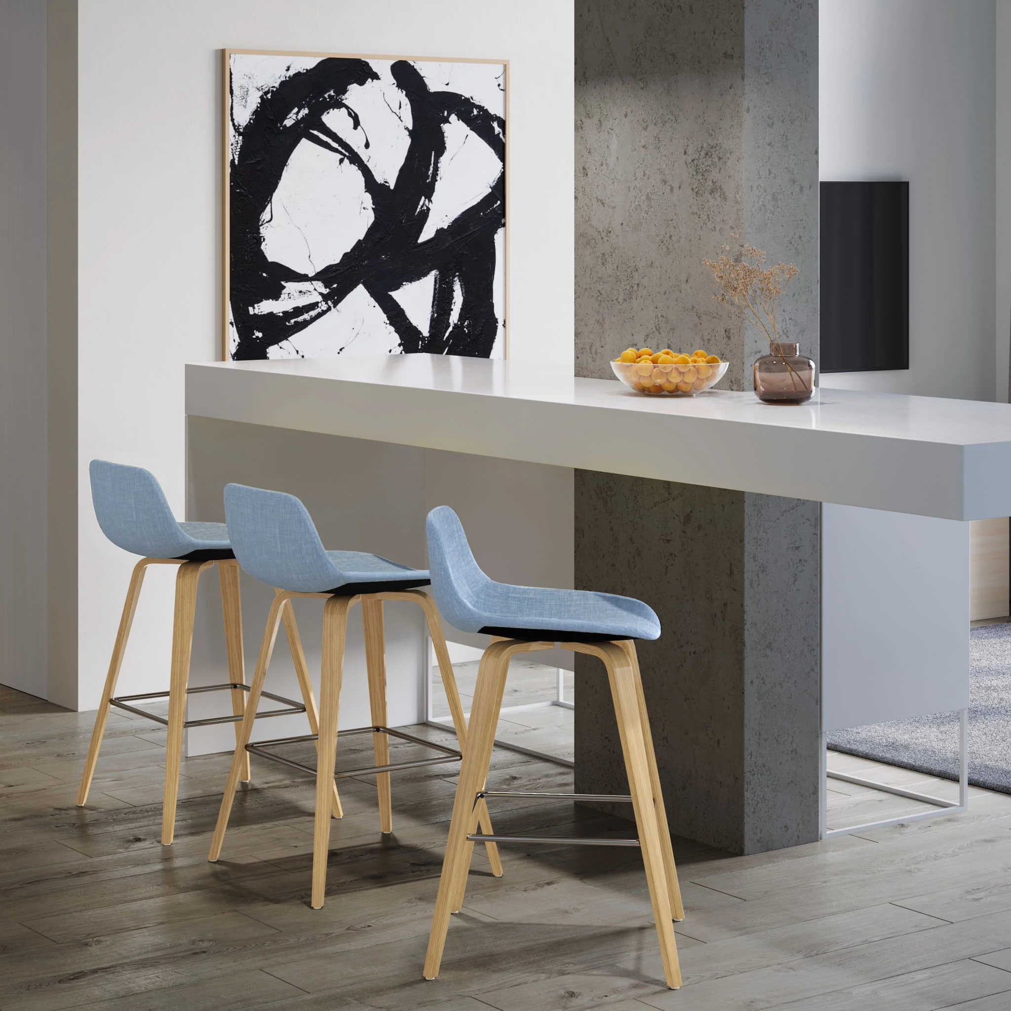 Randolph Bentwood - Upholstered Counter / Bar Height Stool (Set of 2) - Image 18