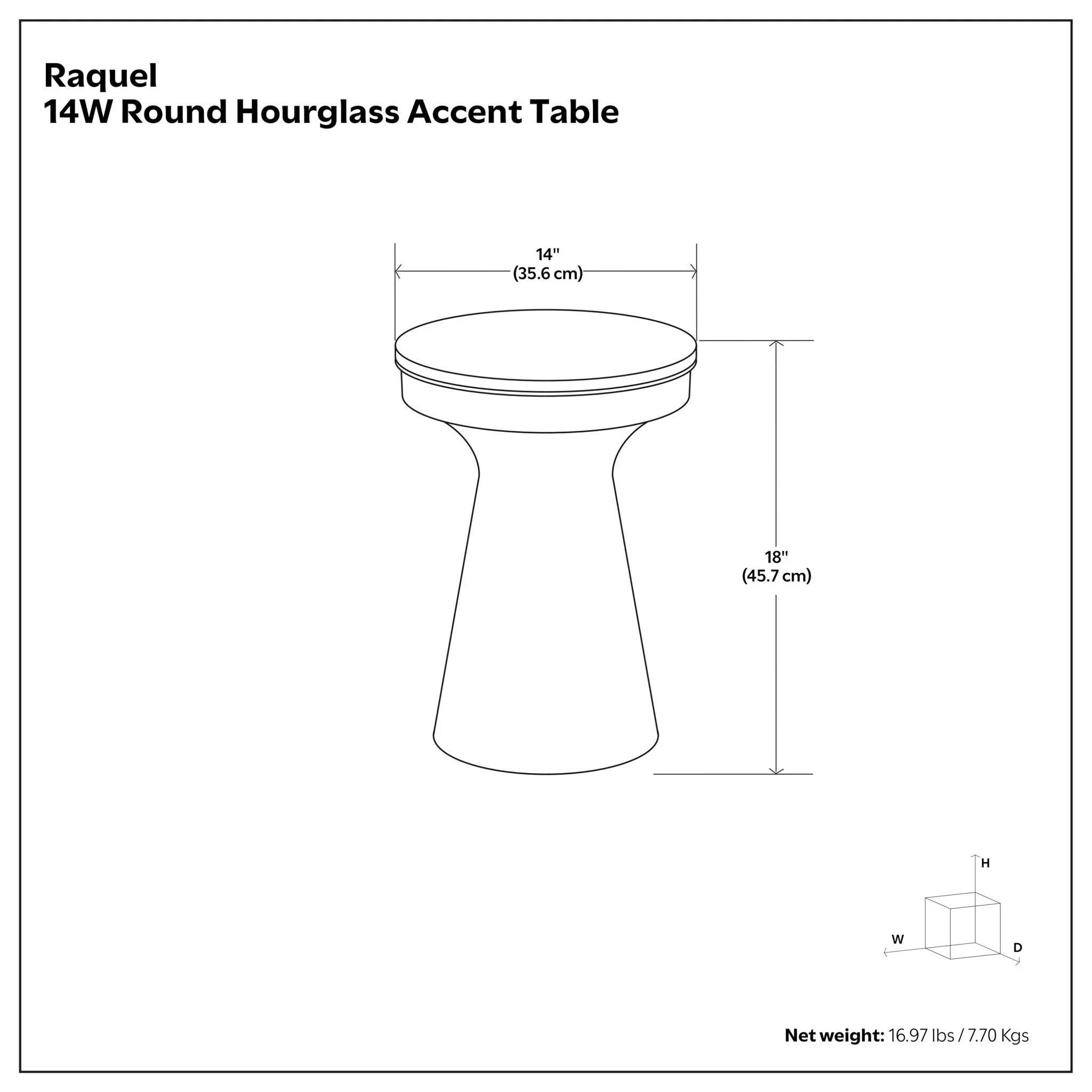 Raquel - Side Table - Antique Brass / White - Image 6