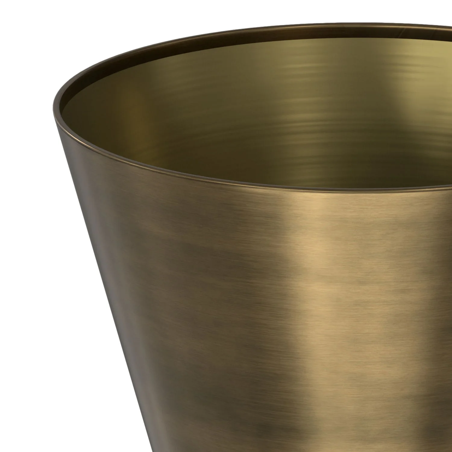Raquel - Side Table - Antique Brass / White - Image 9