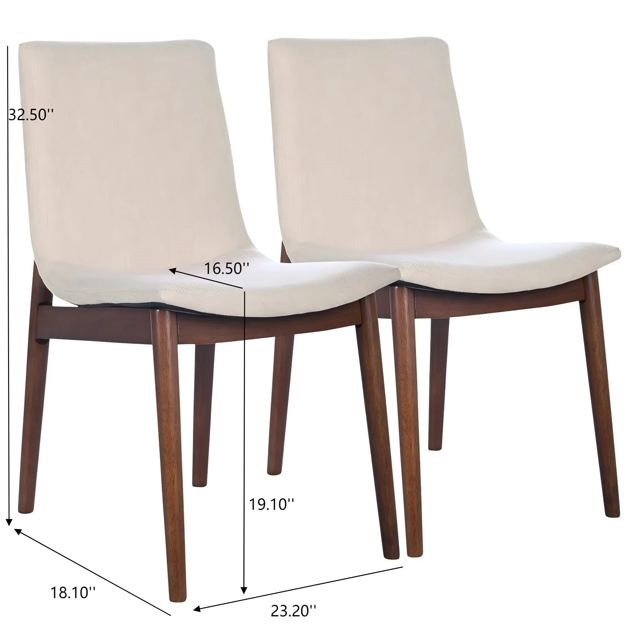 Ravel - Dining Chair (Set of 2) - Beige - Image 2