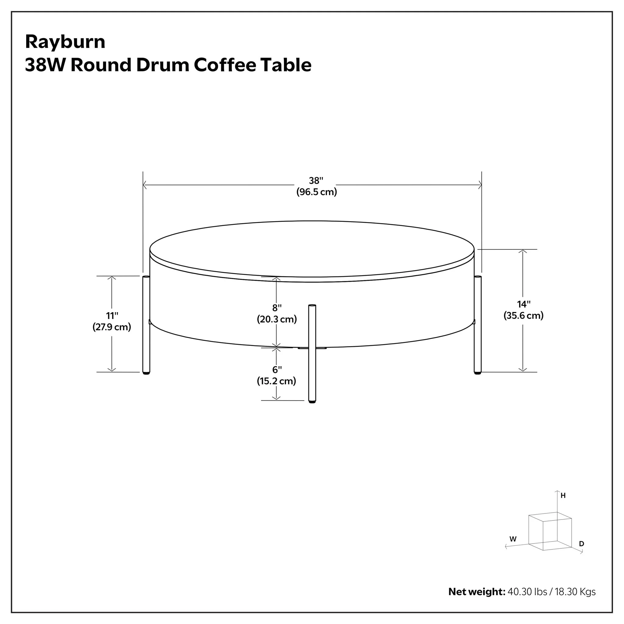 Rayburn - Drum Table - Image 7