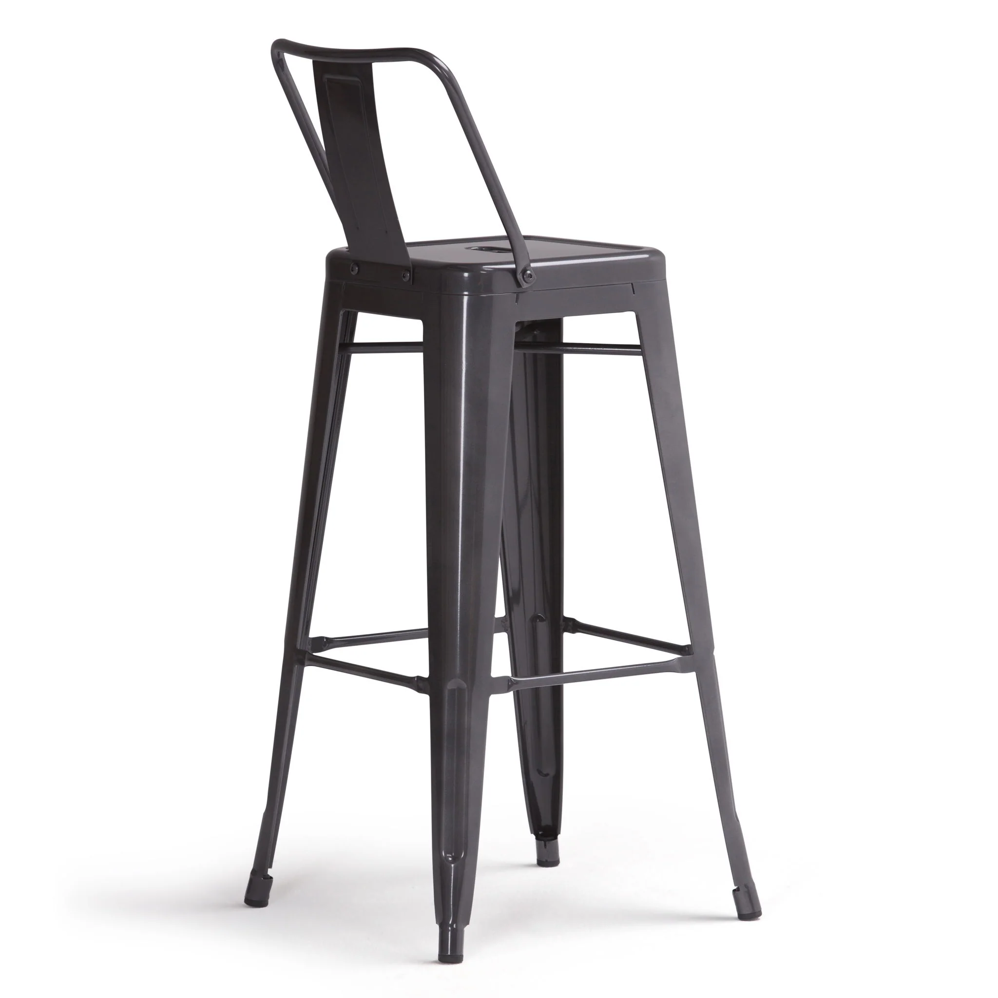 Rayne - Curved Back Metal Stool (Set of 2) - Image 9