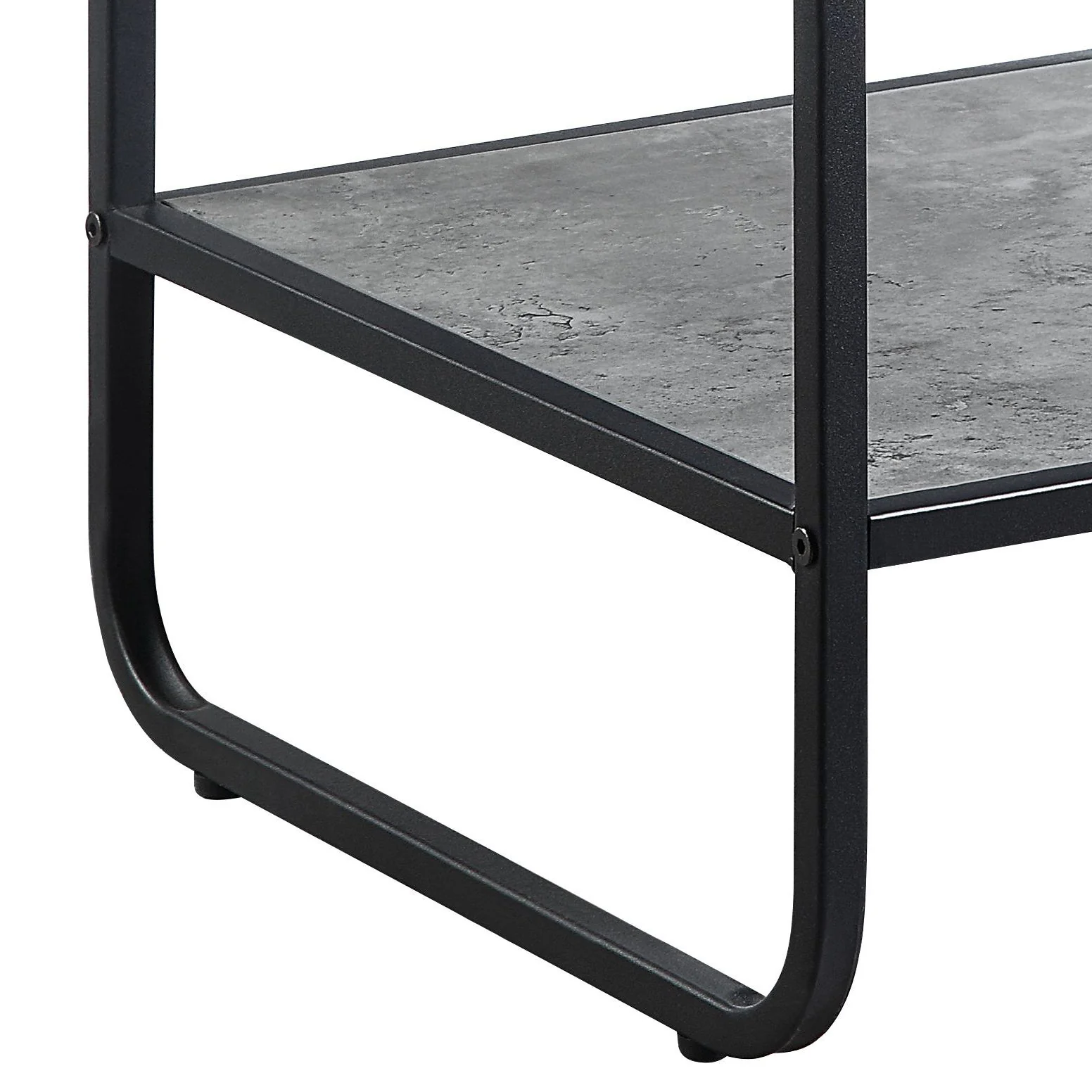 Raziela - End Table - Concrete Gray / Black - Image 5