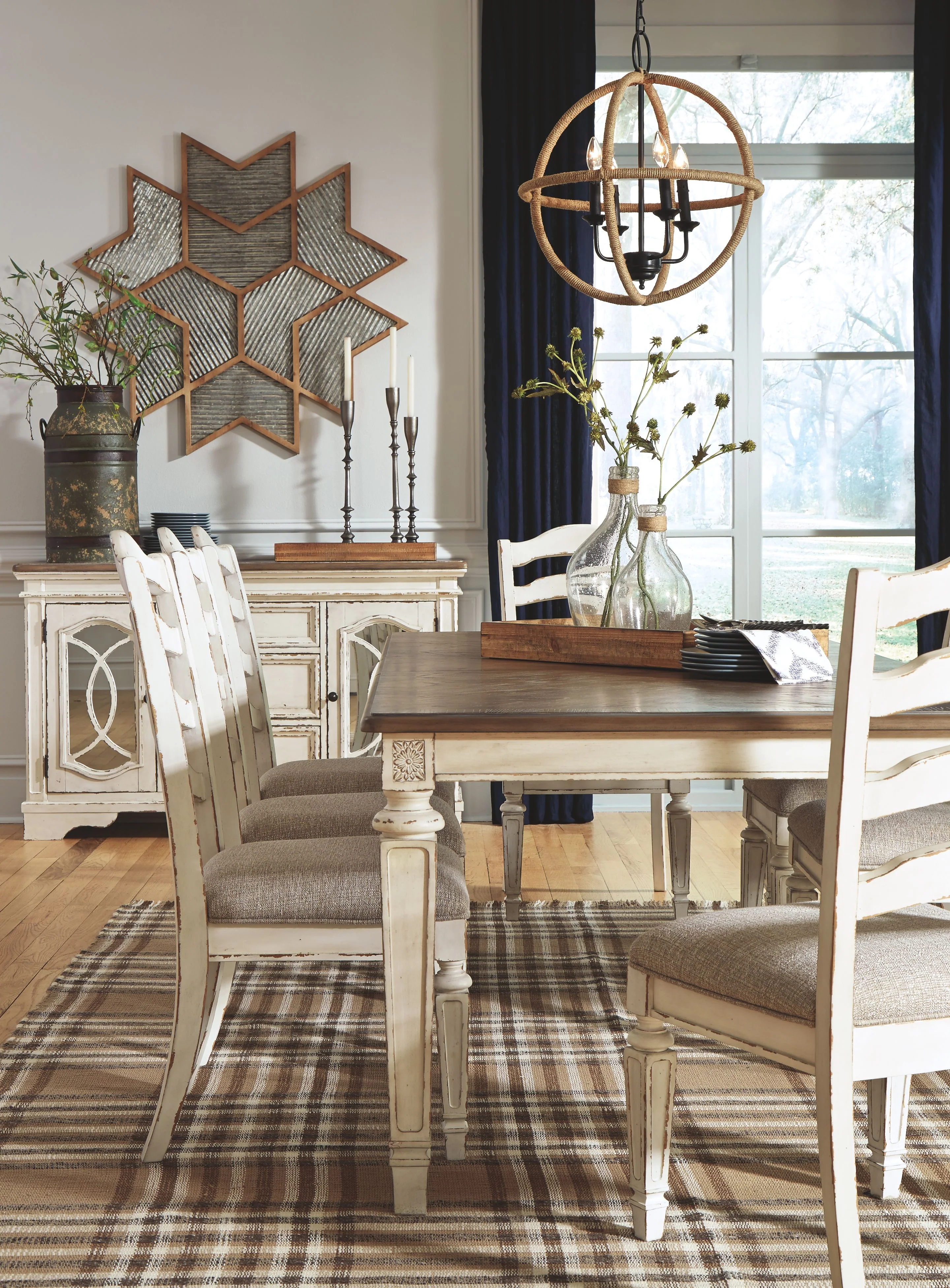 Realyn - Rectangular Dining Room Extension Table - Chipped White - Image 3
