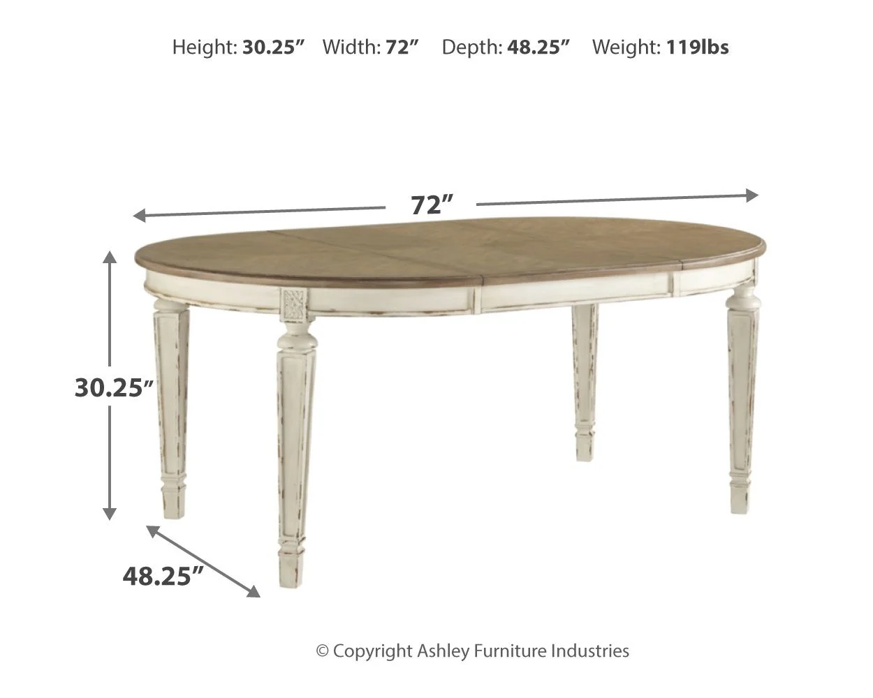 Realyn - Oval Dining Table Set - Image 6