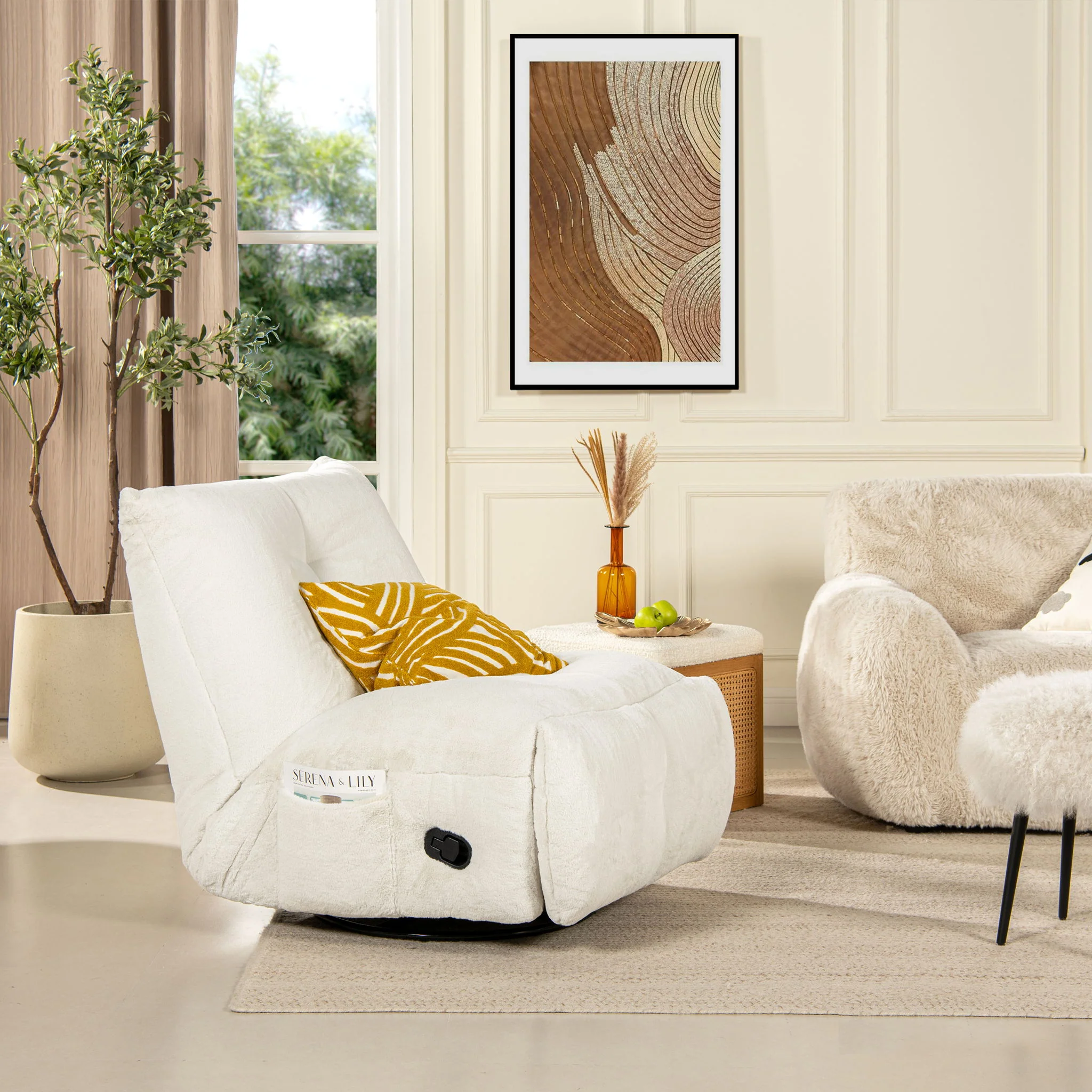 Rearden - Swivel Glider Manual Recliner Gaming Lounge Chair - Image 10