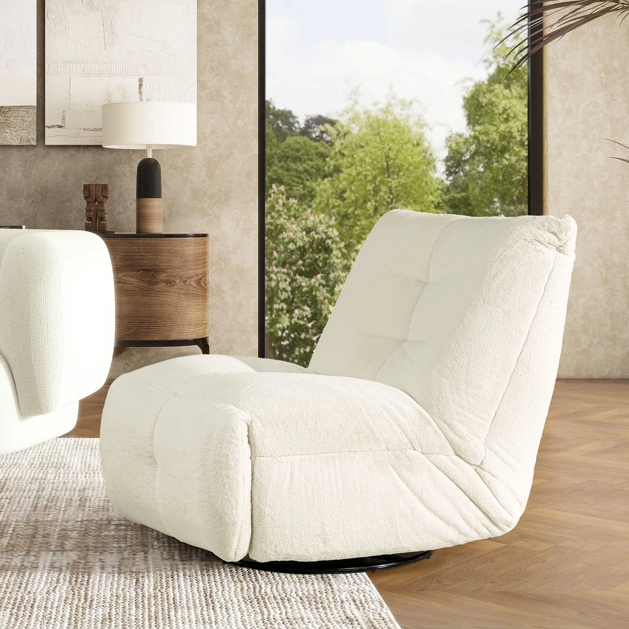 Rearden - Swivel Glider Manual Recliner Gaming Lounge Chair - Image 8
