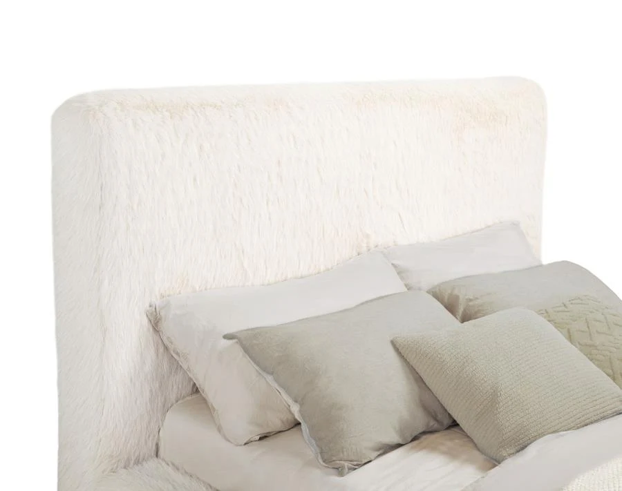 Rebecca - Faux Fur Upholstered Bed - Image 19