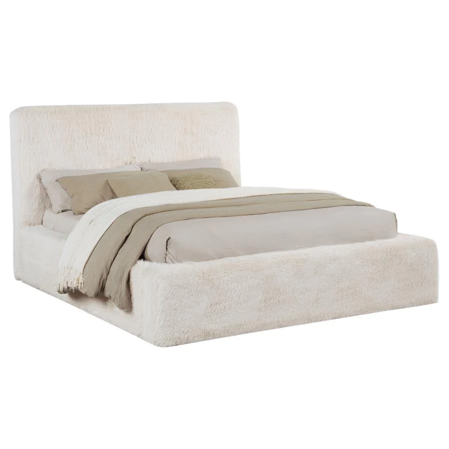Rebecca - Faux Fur Upholstered Bed - Image 8