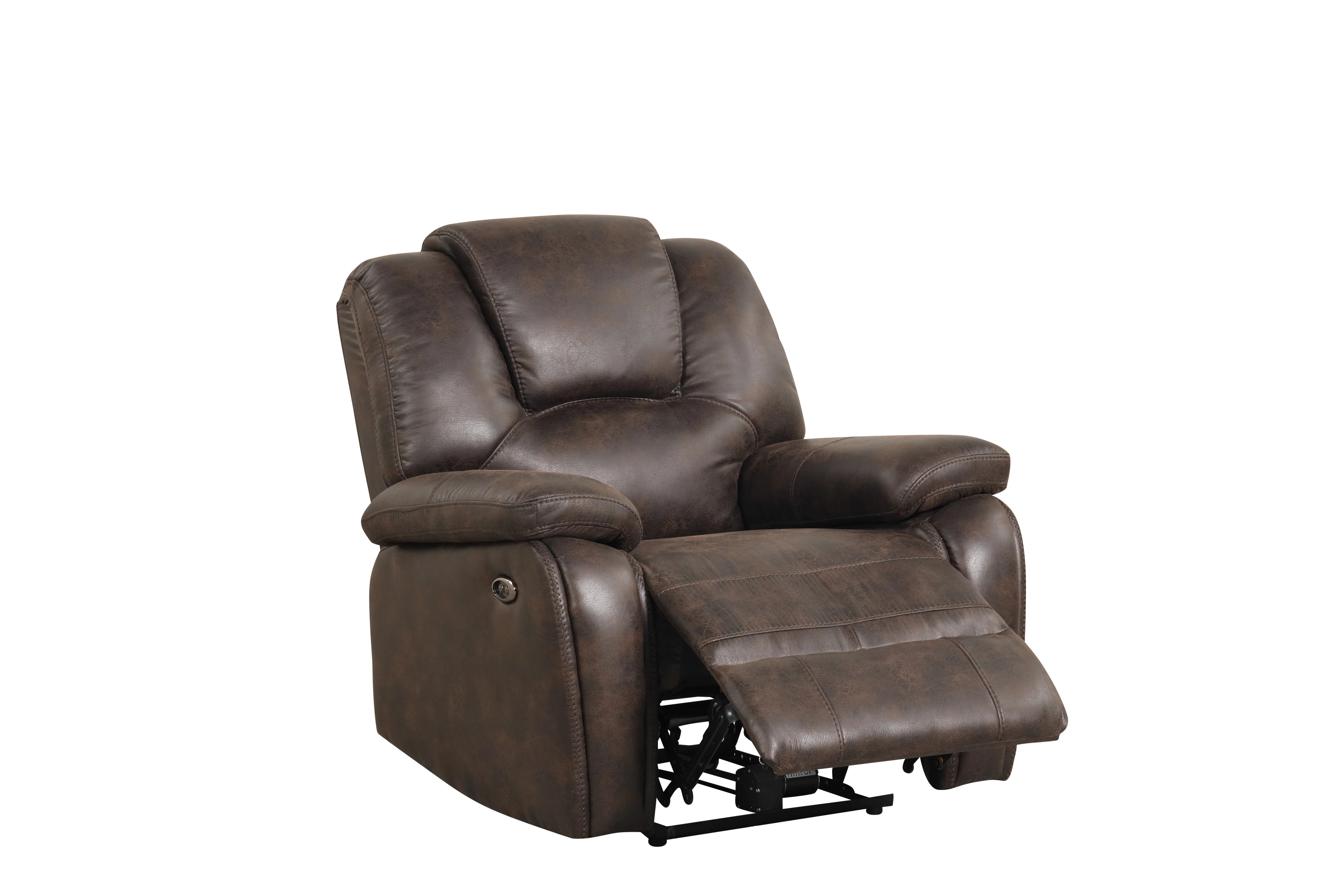 Red Brown 3-Piece Reclining Living Room Set with Console Loveseat - Image 7