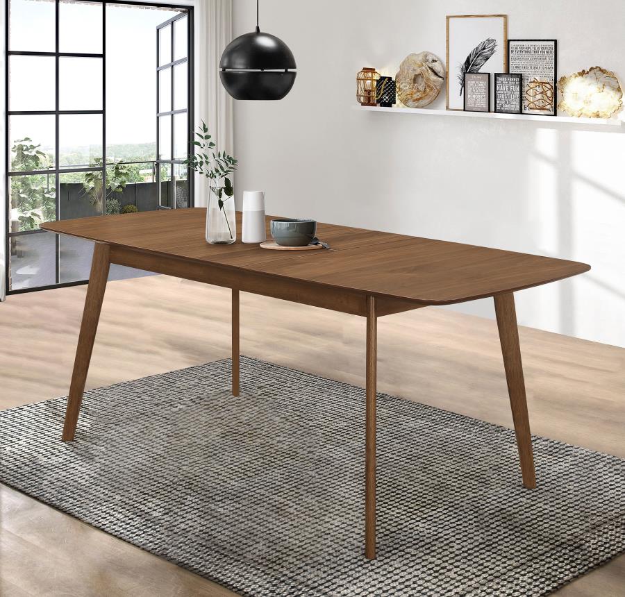 Redbridge - Extension Leaf Dining Table - Natural Walnut - Image 2