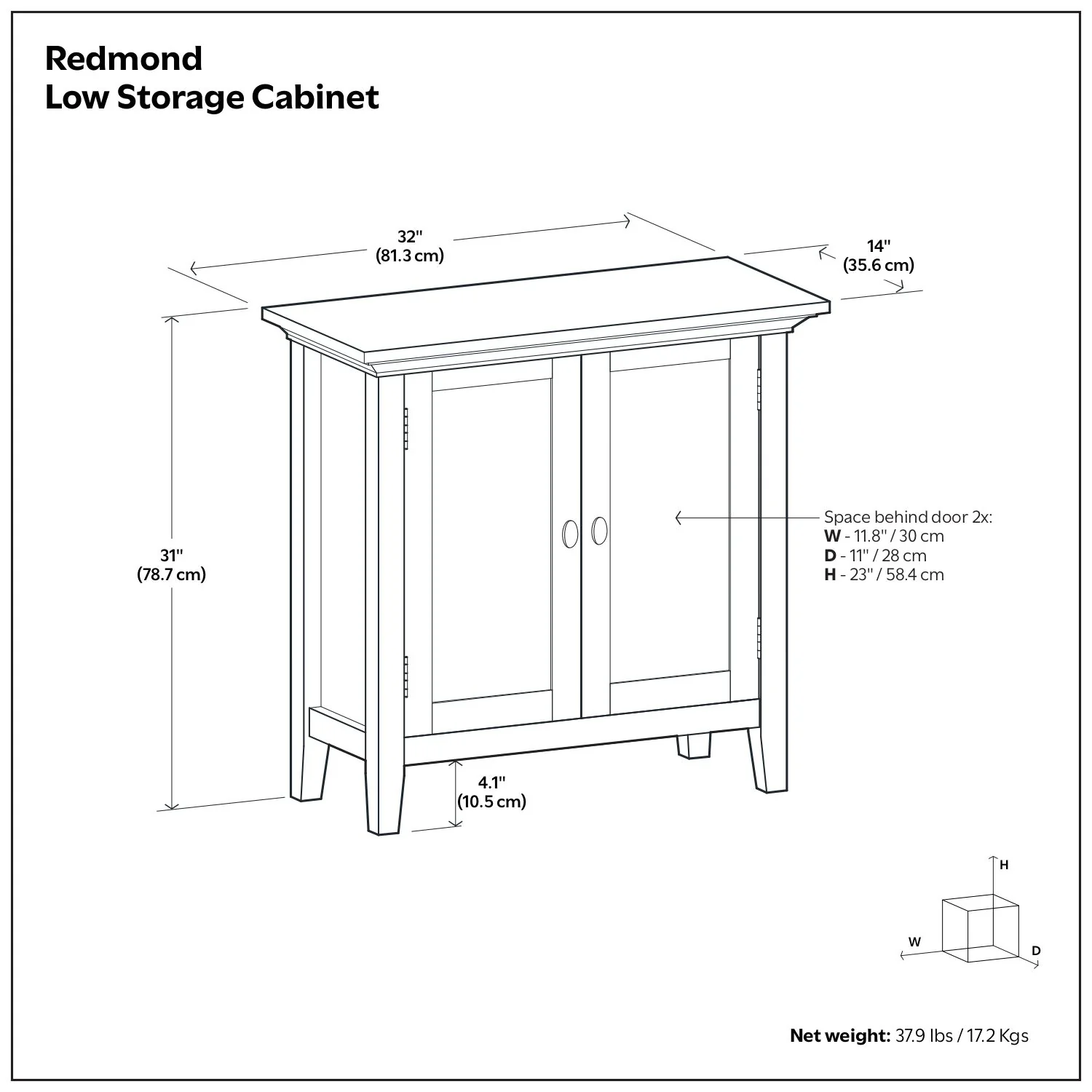 Redmond - Handcrafted Low Storage Cabinet - Image 23