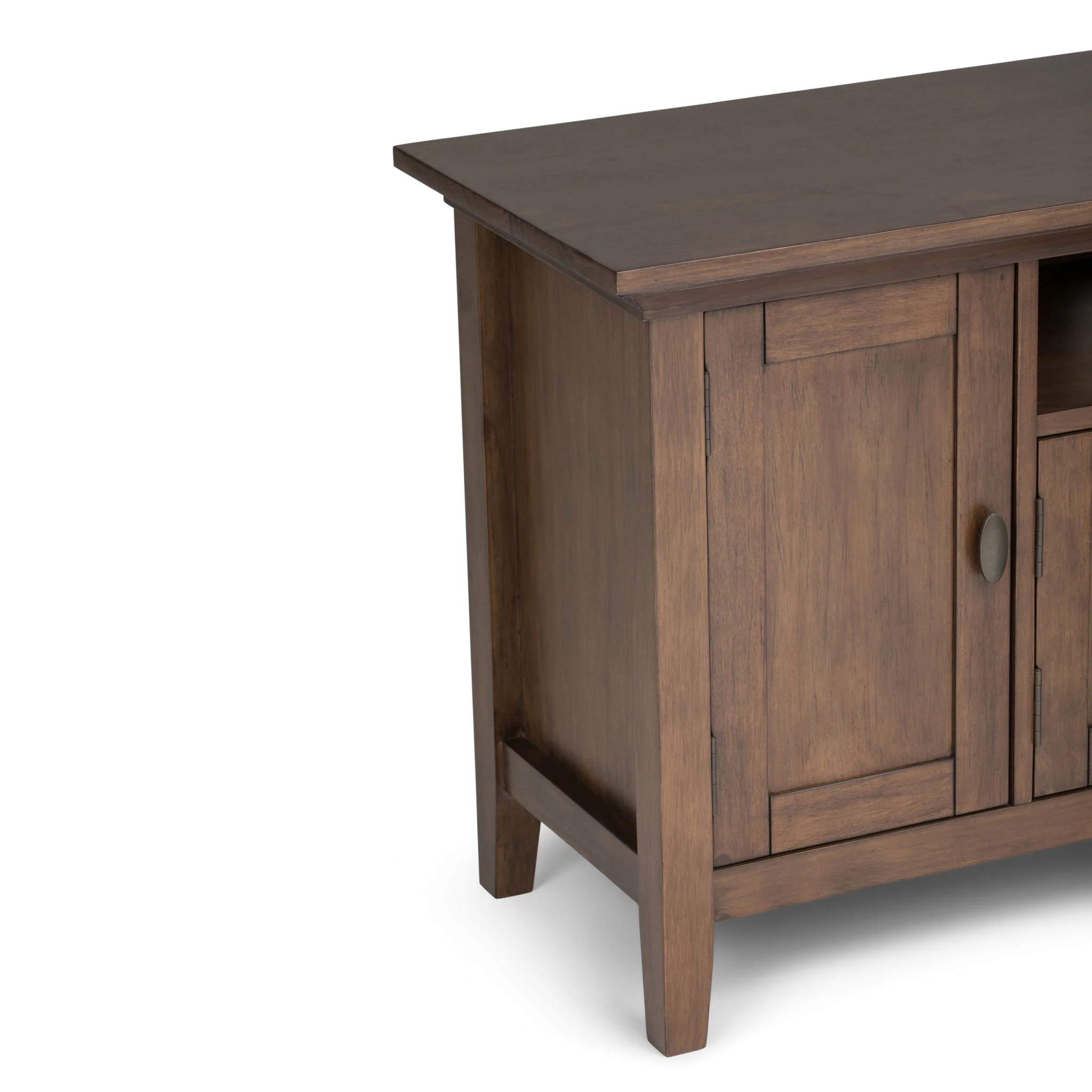Redmond - TV Media Stand - Rustic Natural Aged Brown - Image 3