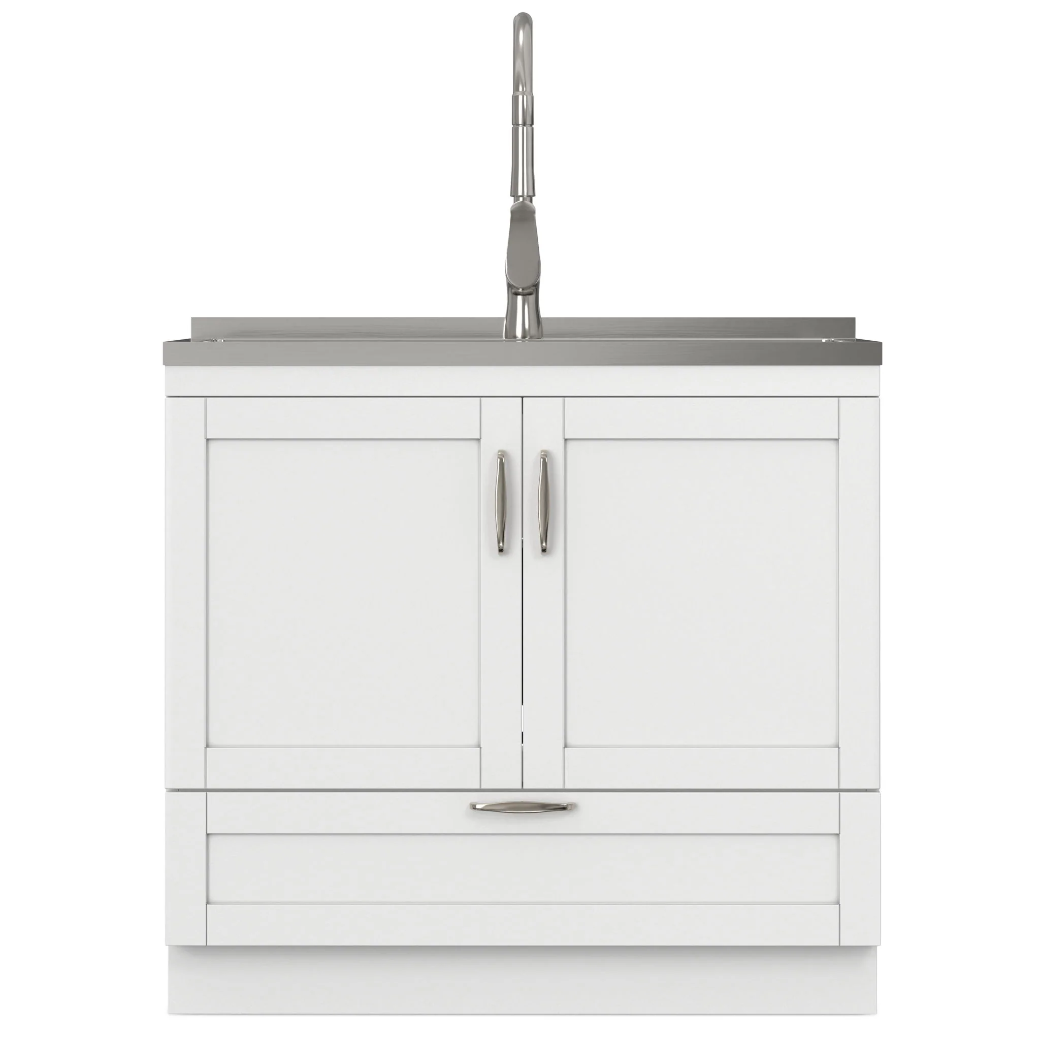 Reed - Deluxe Laundry Cabinet With Pull-Out Faucet And Stainless Steel Sink - Image 27