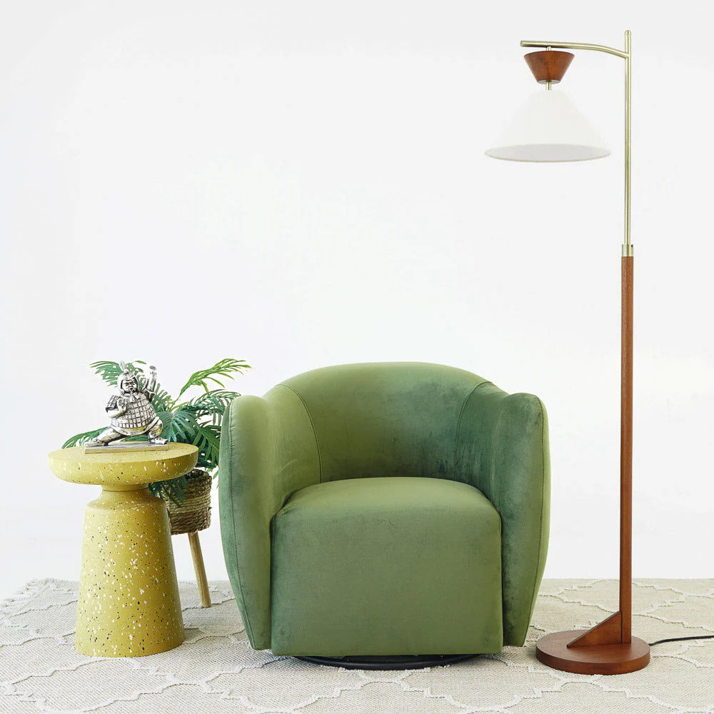 Renee - Swivel Chair - Green - Image 5