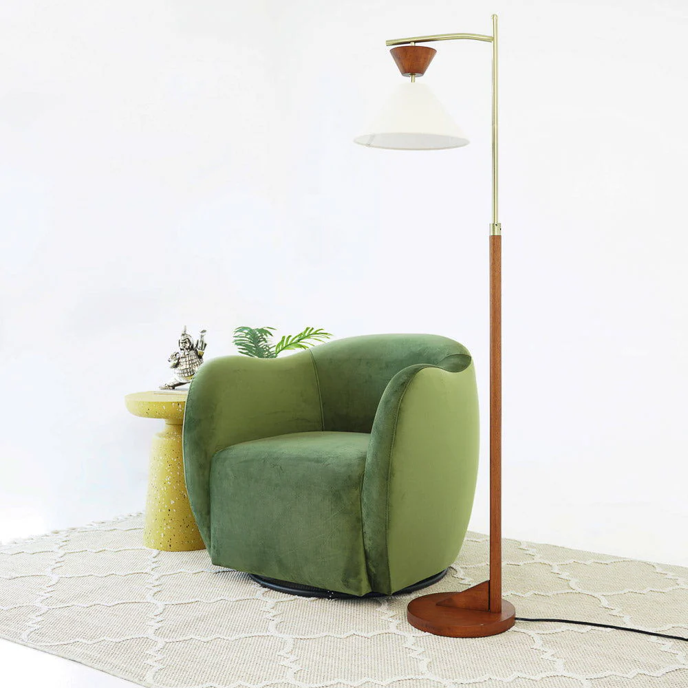 Renee - Swivel Chair - Green - Image 6