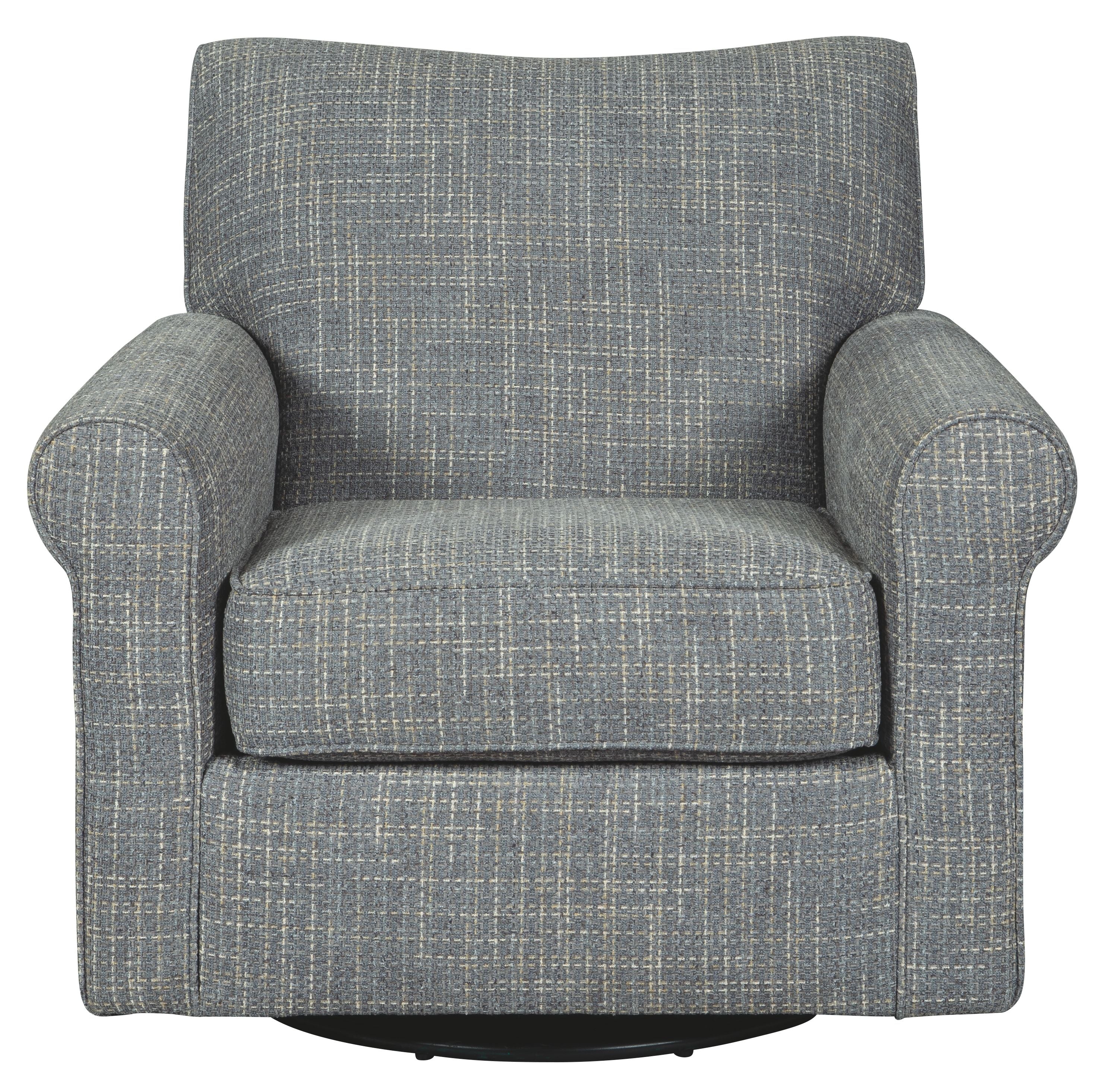 Renley - Swivel Glider Accent Chair - Ash - Image 4
